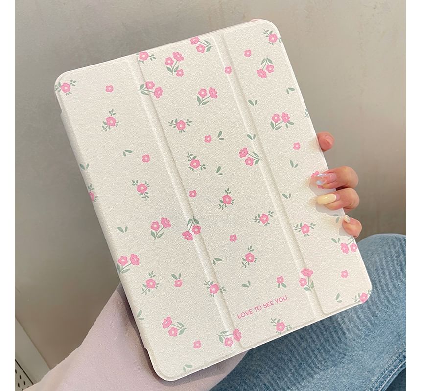 Case Floral iPad Mirrored