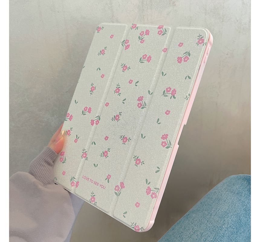 Case Floral iPad Mirrored