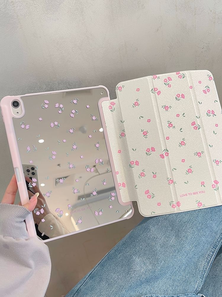 Case Floral iPad Mirrored