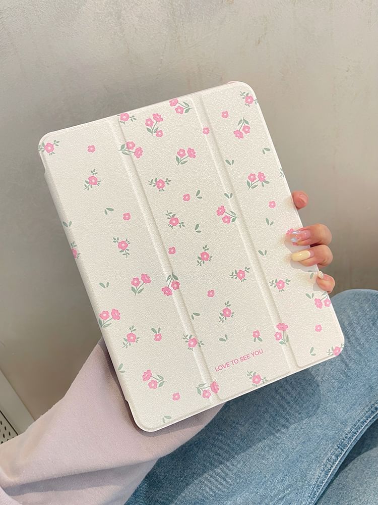 Case Floral iPad Mirrored