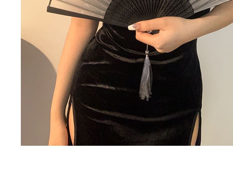 Fan (Various Fabric Foldable Hand Floral Designs)