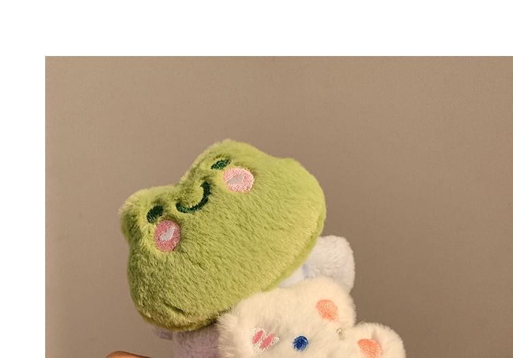 (Various Face Designs) Chenille Animal Band Wrist Wash