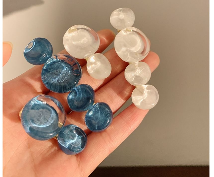 Bead Acrylic (Various Designs) Hair Set of Clip 2: