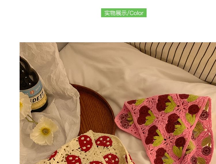 / (Various Designs) Vintage Knit Sunglasses Headband Triangle Square