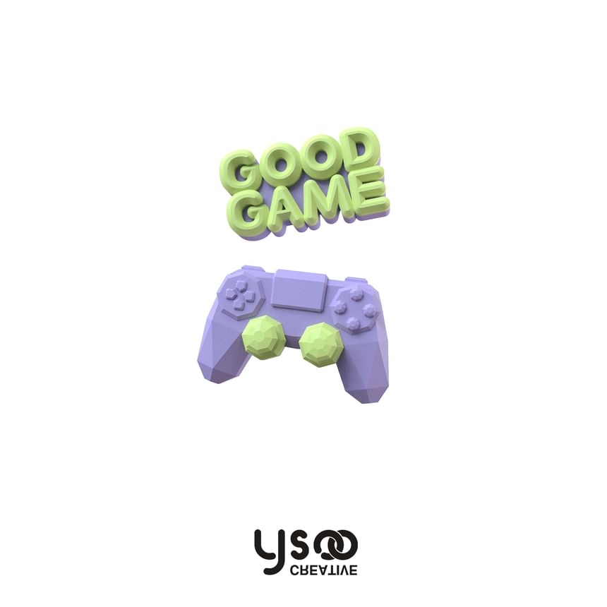 / Cuff Asymmetrical Clip-On Earring Ear Lettering Gamepad Drop