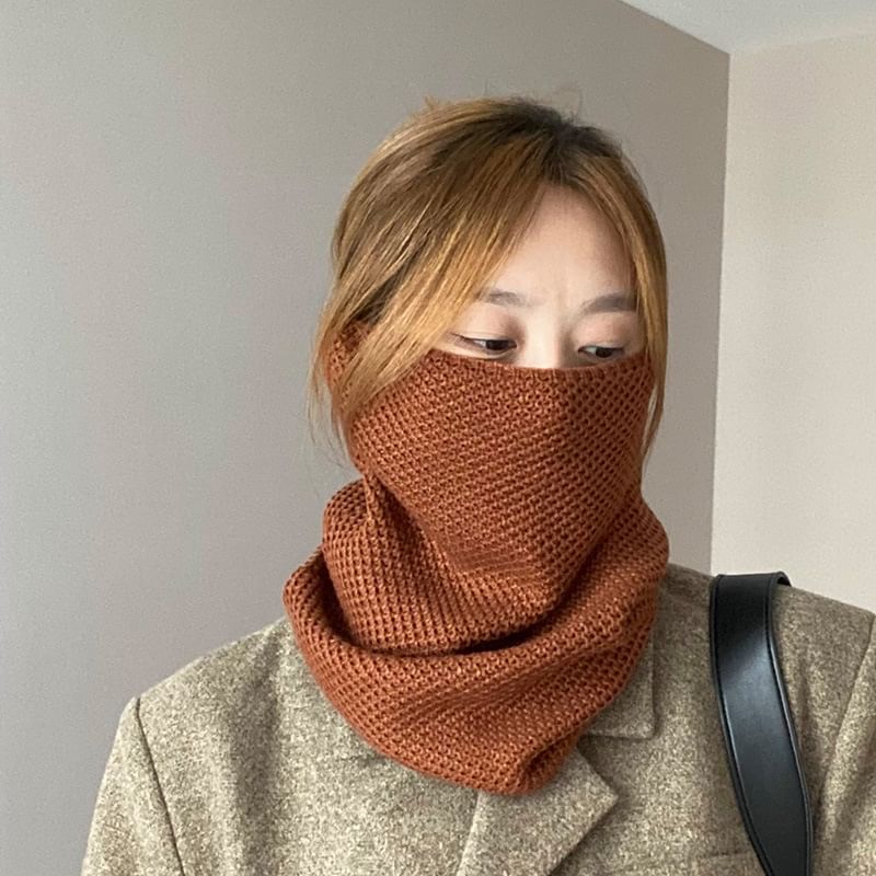 Multi-Way Plain / Scarf Knit Beanie