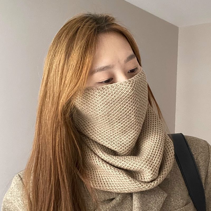 Multi-Way Plain / Scarf Knit Beanie