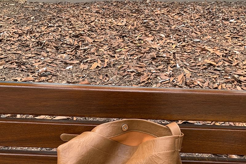 Leather Bucket Crossbody Plain Faux Bag