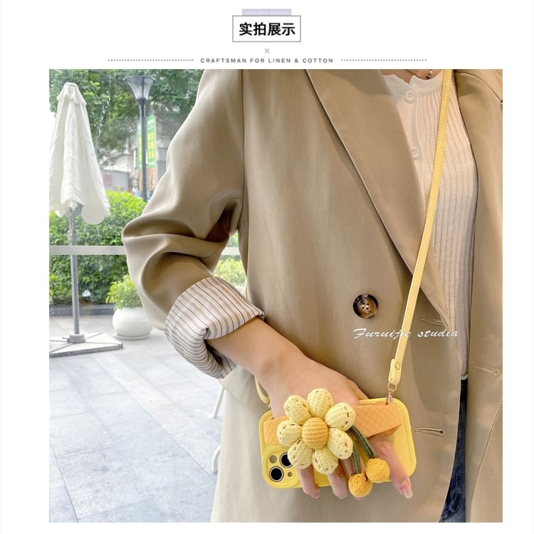 Floral Strap Phone Case