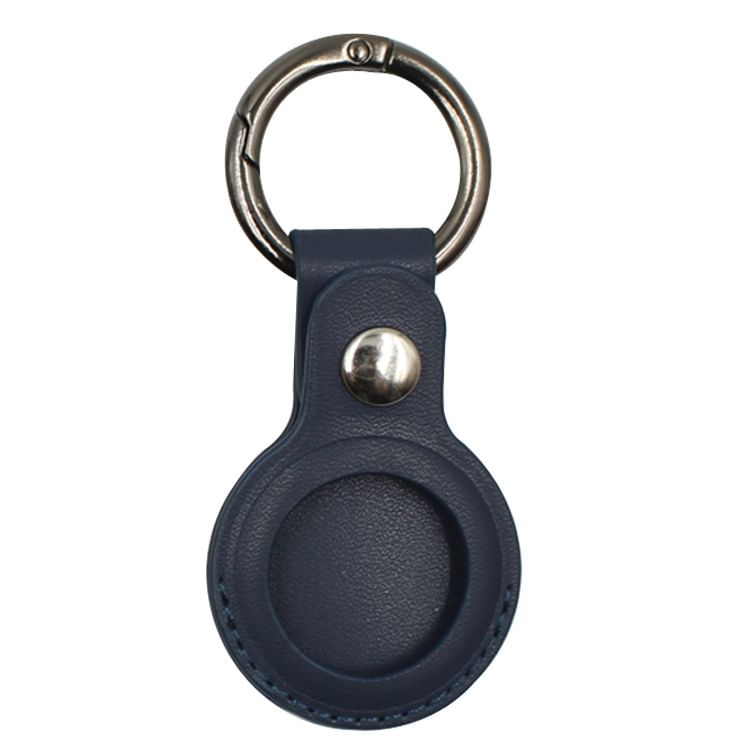 Faux AirTag Keyring Leather Holder