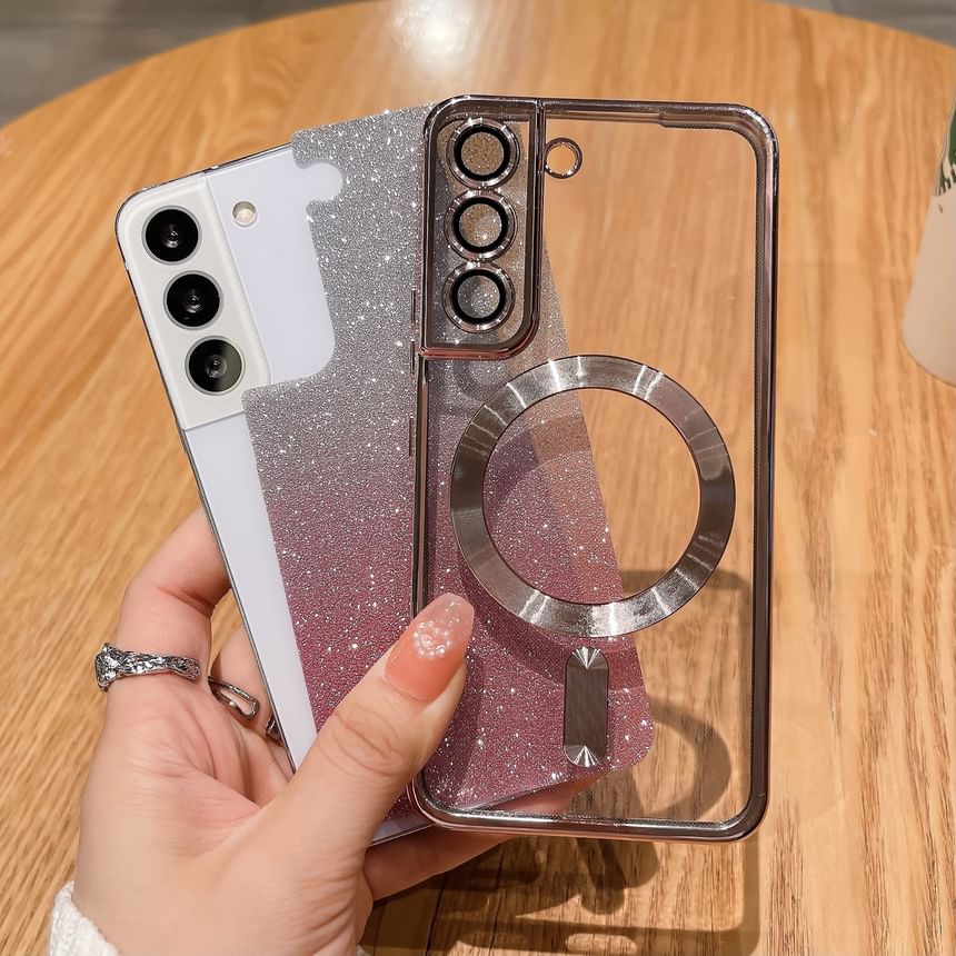 Magnetic Case Phone Glitter