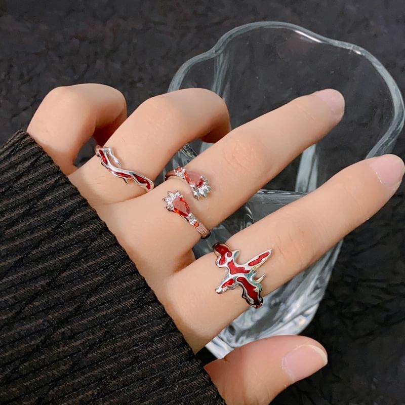 Gemstone Open Irregular Ring