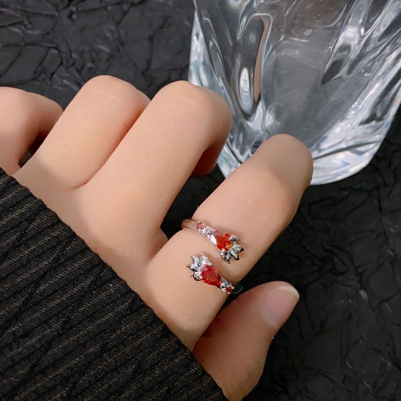 Gemstone Open Irregular Ring