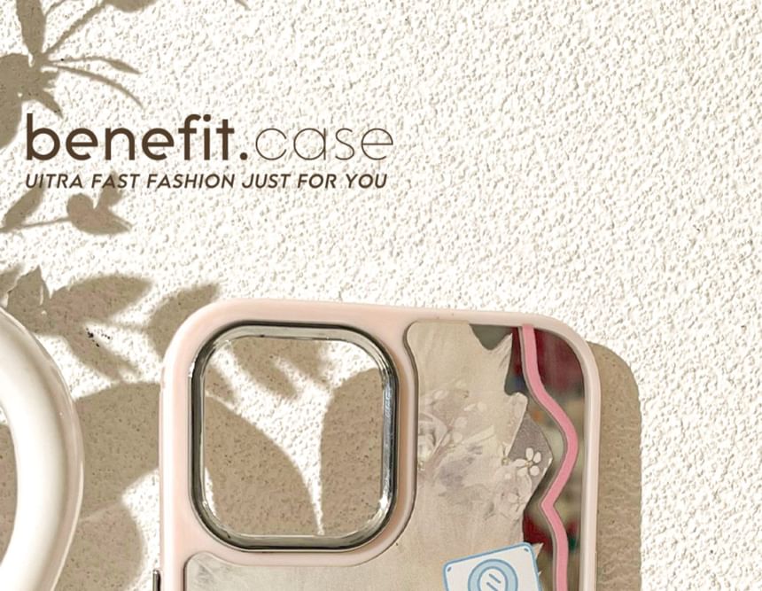 Phone Case Cat Mirrored