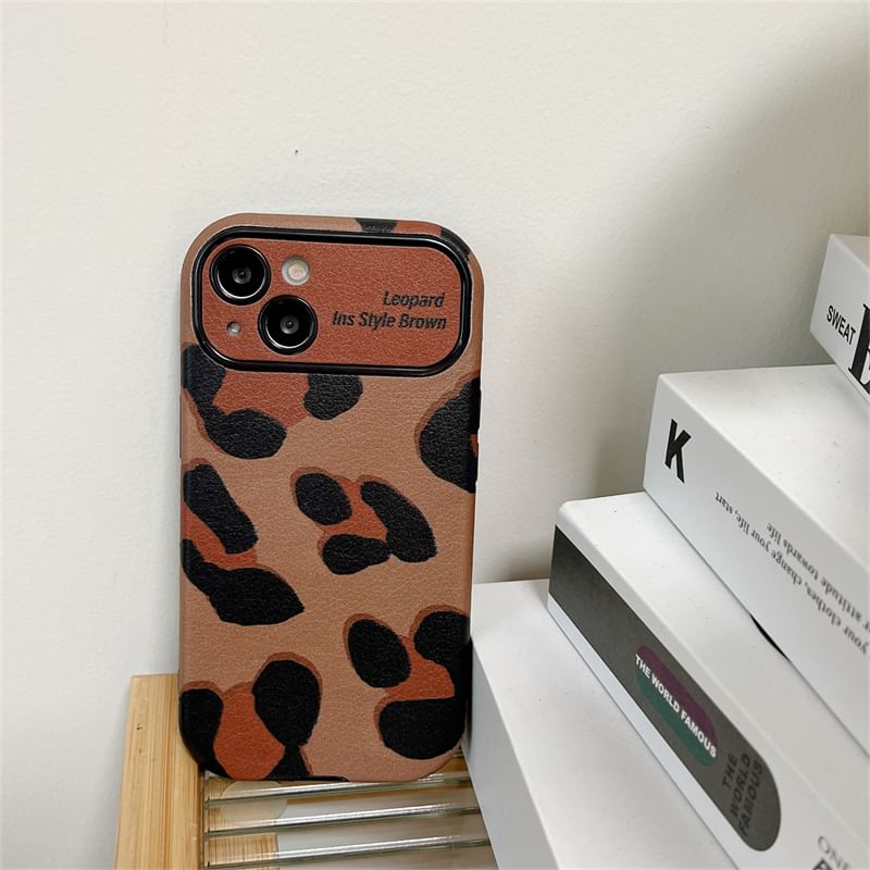 Phone Print Case Leopard