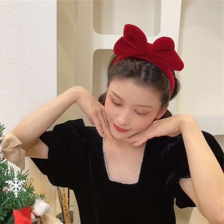 Bow Velvet Headband