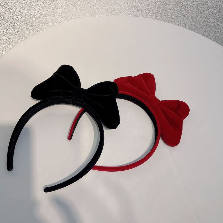 Bow Velvet Headband