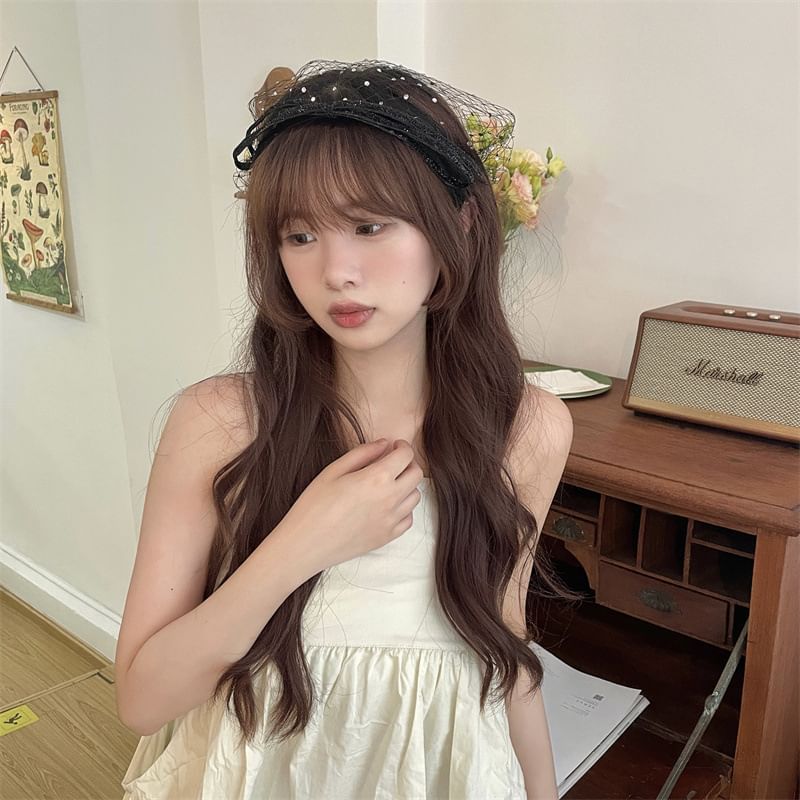 Headband Rhinestone Mesh