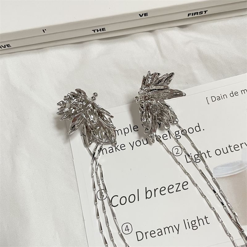 Butterfly Alloy Threader Earring Cuff
