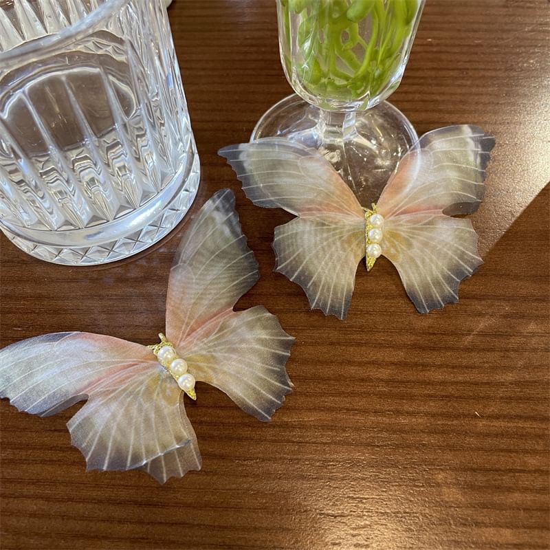 Hair Acrylic Clip Butterfly