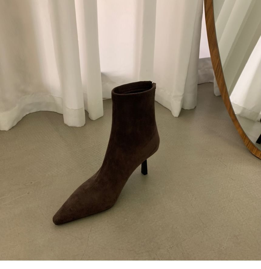 High Heel Boots Short Pointy