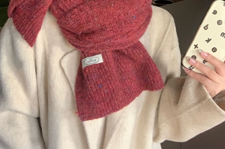 Scarf Melange Knit