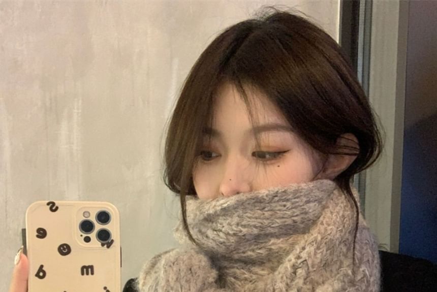 Knit Plain Scarf