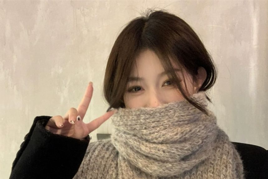 Knit Plain Scarf