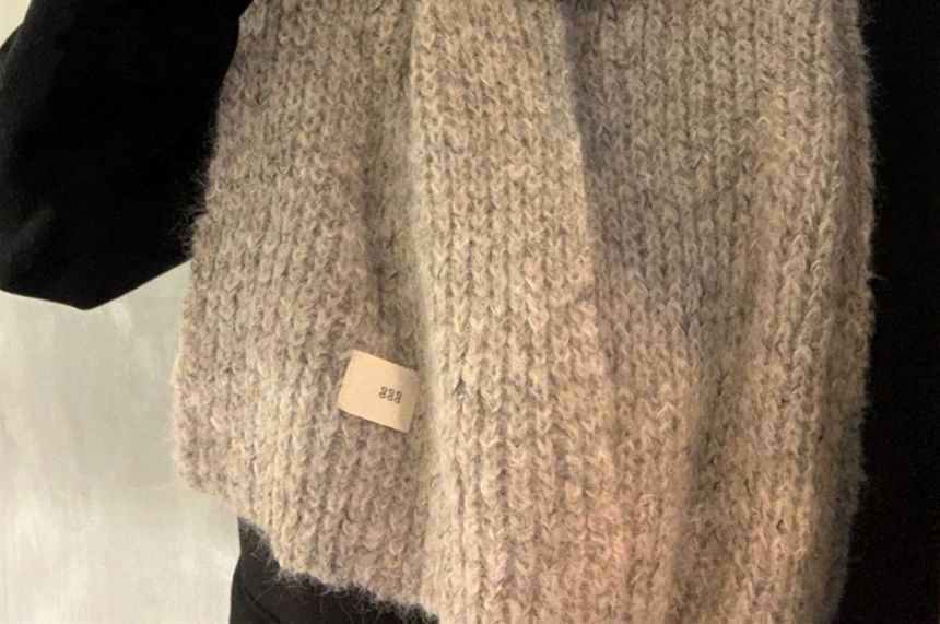 Knit Plain Scarf