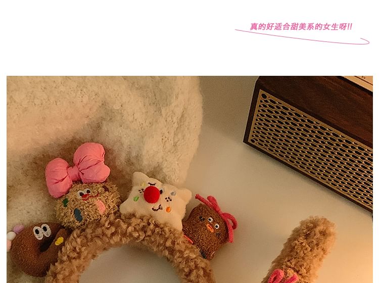 Cookie (Various Designs) Wash Yarn Headband Face