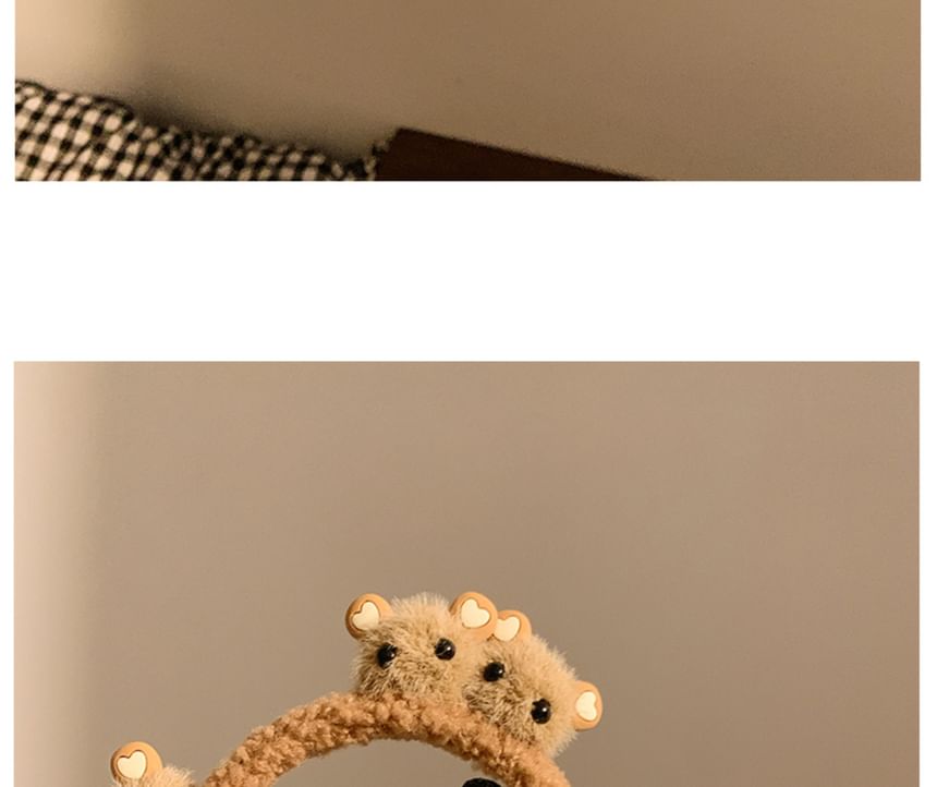 Headband Chenille Animal
