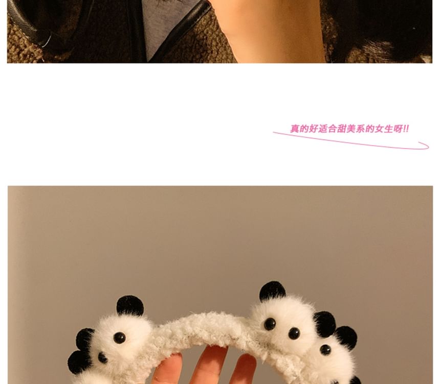 Headband Chenille Animal