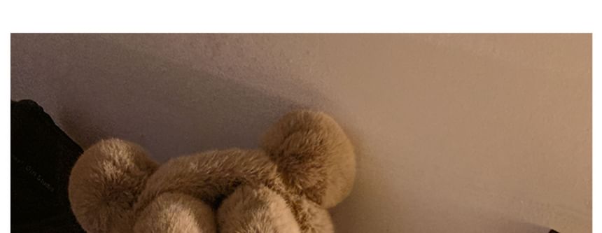 Chenille Ear Earmuffs Bear