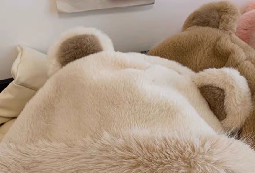 Ear Hat Fluffy Bear Bonnet