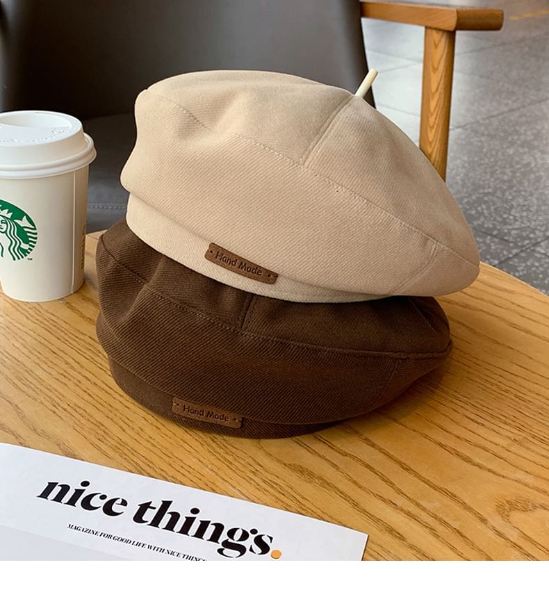 Plain Panel Beret