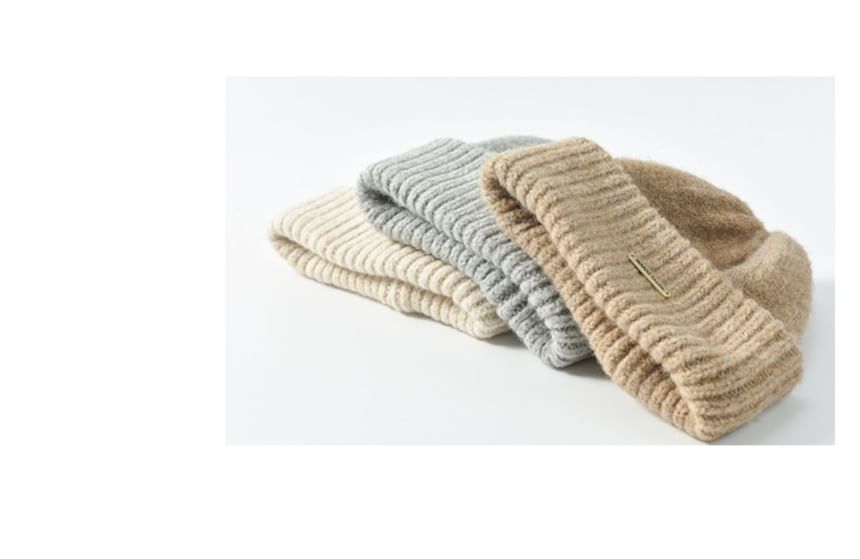 Beanie Plain Knit Casual