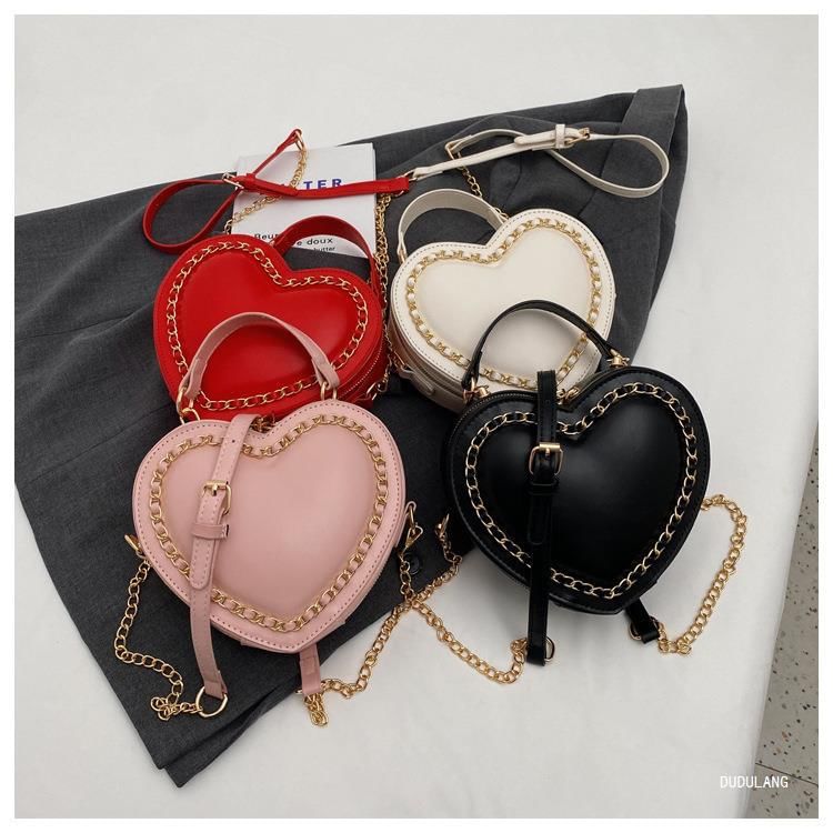 Heart Chained Crossbody Bag