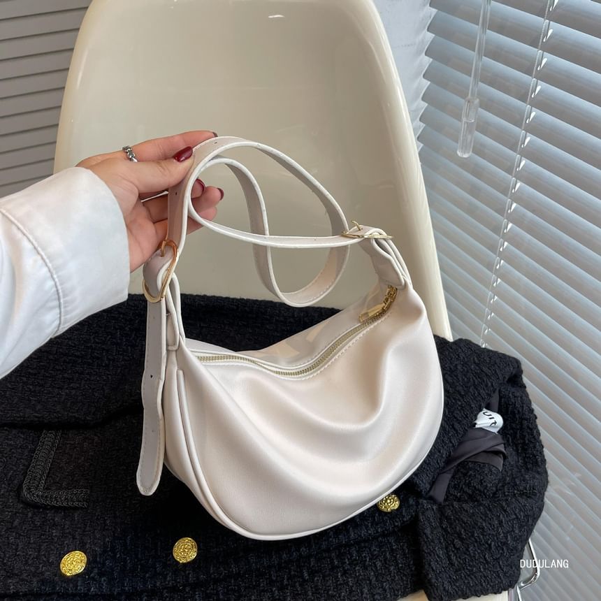 Leather Bag Contrast Crossbody Trim Faux