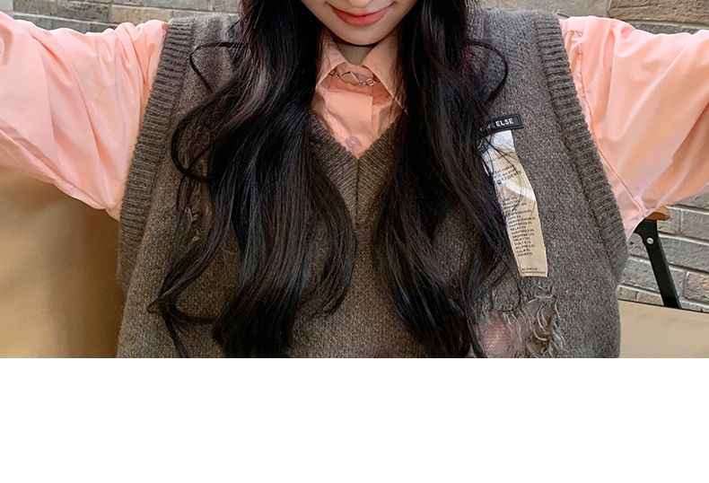 Knit Lettering Beanie Ear Applique Rabbit