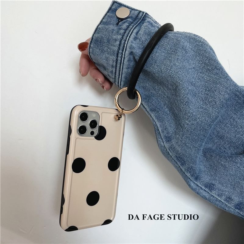 Case Dot Hoop Phone Polka