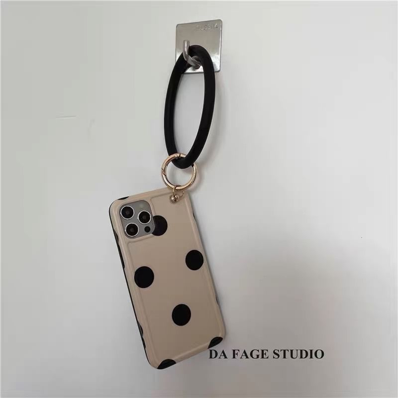 Case Dot Hoop Phone Polka