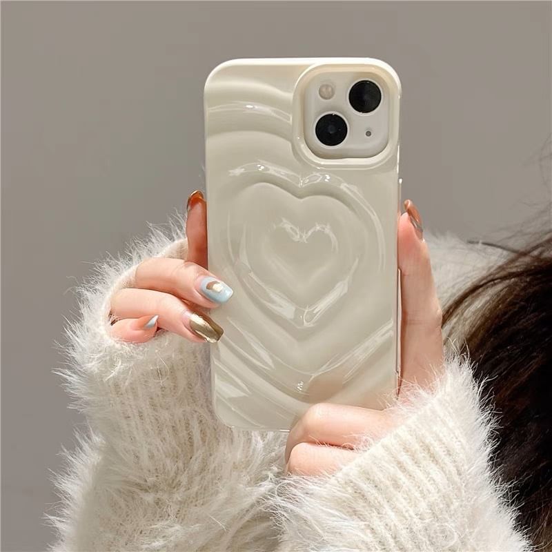 Heart Phone Case Textured