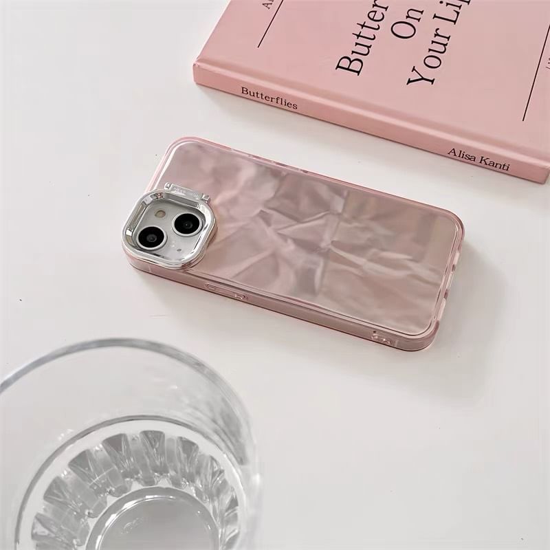 Phone Case Holographic Stand Textured