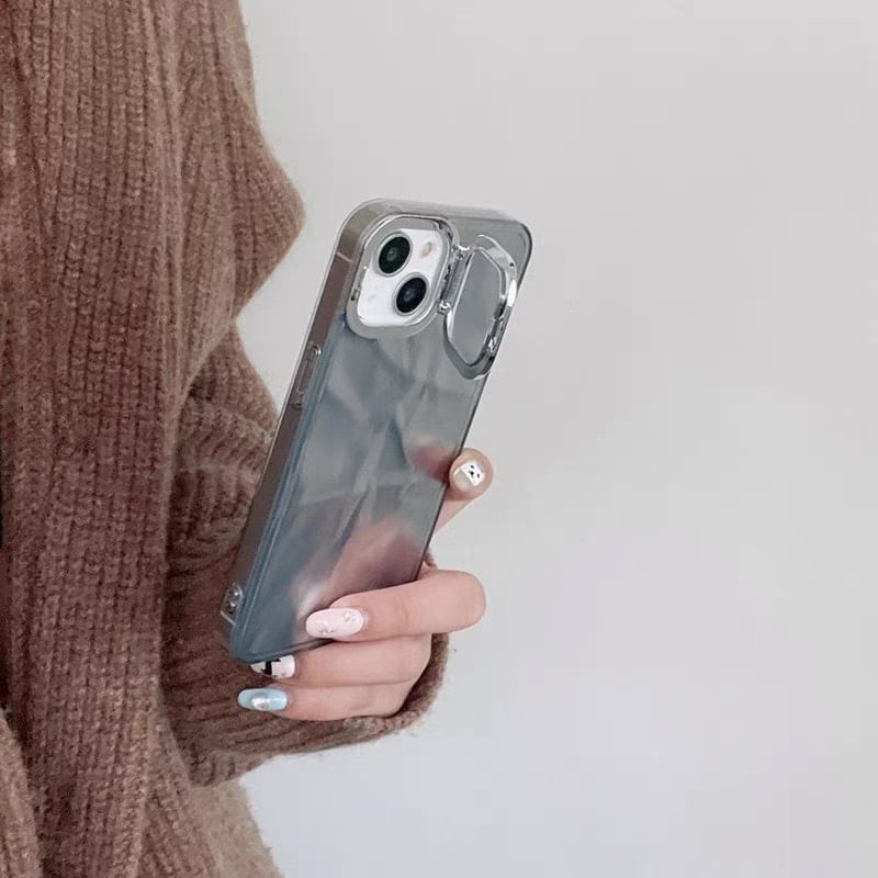Phone Case Holographic Stand Textured