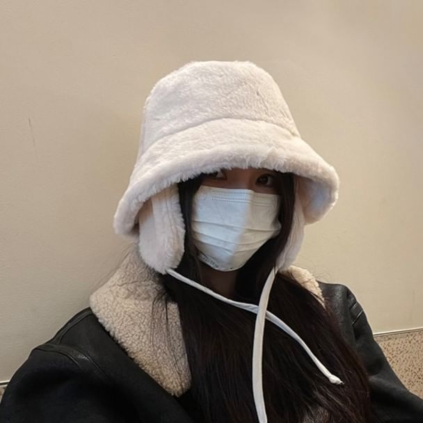 Plain Bucket Hat Fleece