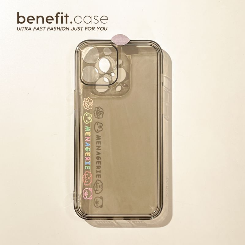 Case Phone Animal Lettering