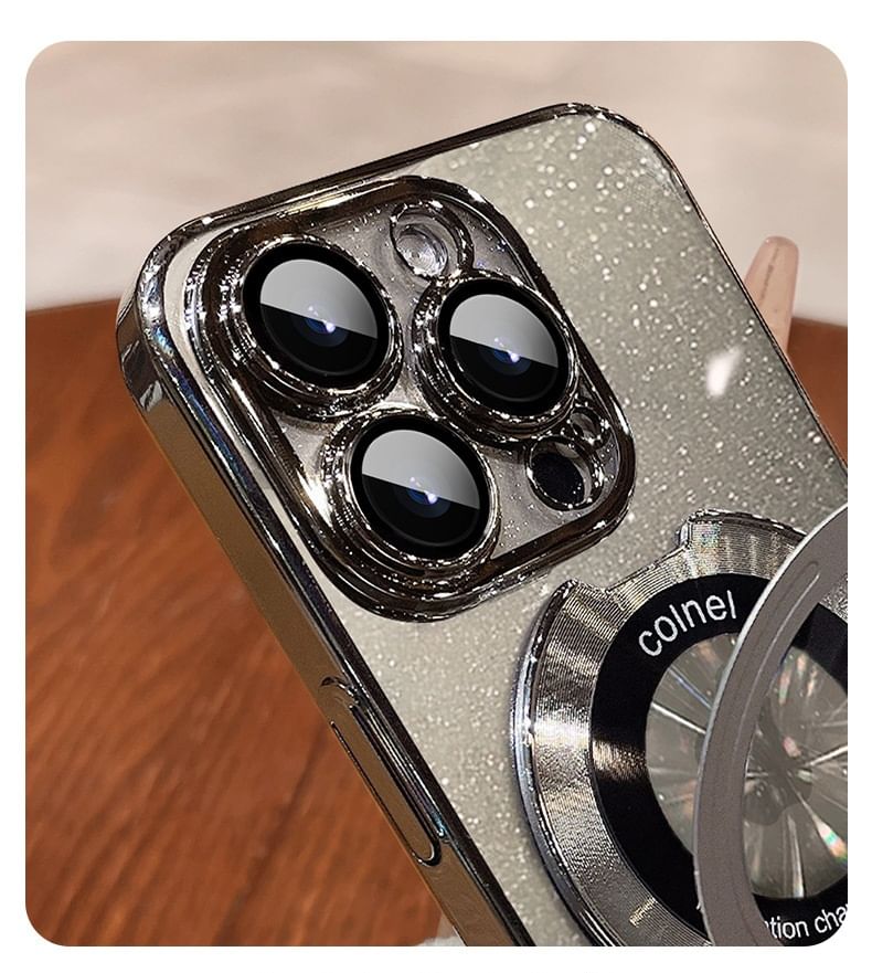 Phone Stand Ring Case Glitter