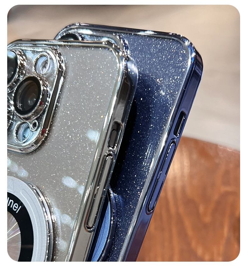 Phone Stand Ring Case Glitter