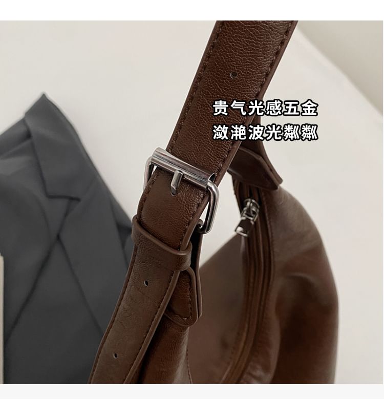 Bag Leather Tote Plain Faux