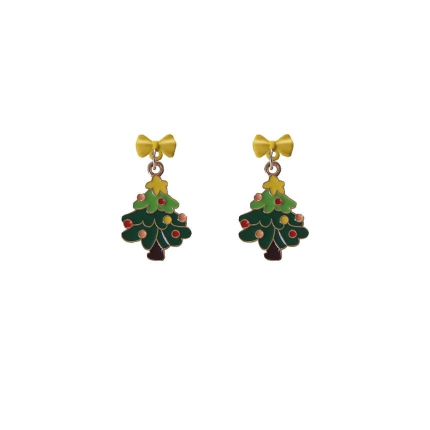 / Clip Drop Earring Tree Christmas On